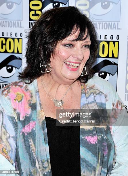 Actress Angela Cartwright attends "Lost In Space" Press Room during Comic-Con International 2015 at Hilton Bayfront on July 10, 2015 in San Diego,...