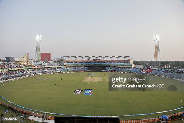 General view during New Zealand v South Africa match at the ICC World Twenty20 Bangladesh 2014 played at Zahur Ahmed Chowdhury Stadium on March 24,...