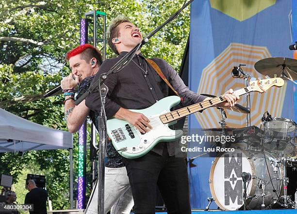 Walk the Moon perform live from Central Park on "Good Morning America," 7/10/15, airing on the Walt Disney Television via Getty Images Television...
