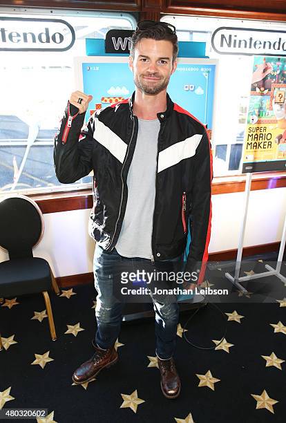 Actor Daniel Gillies attends The Nintendo Lounge on the TV Guide Magazine yacht during Comic-Con International 2015 on July 10, 2015 in San Diego,...