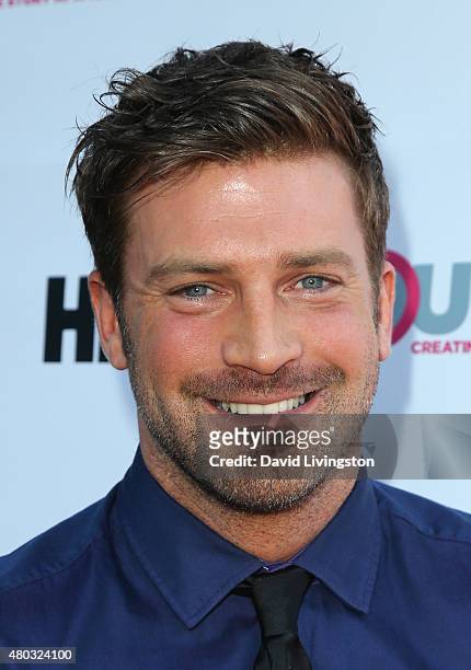 Actor Houston Rhines attends the premiere of IFC Film's "Jenny's Wedding" at the 2015 Outfest Los Angeles LGBT Film Festival at the Directors Guild...