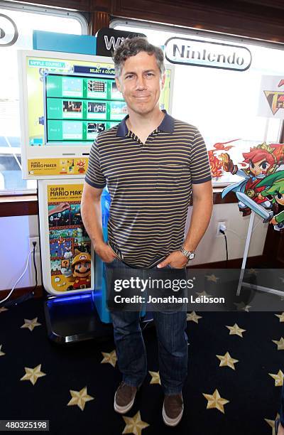 Actor Chris Parnell attends The Nintendo Lounge on the TV Guide Magazine yacht during Comic-Con International 2015 on July 10, 2015 in San Diego,...