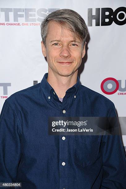 Actor John Cameron Mitchell attends the opening night gala of "Tig" at the 2015 Outfest Los Angeles LGBT film festival at Orpheum Theatre on July 9,...