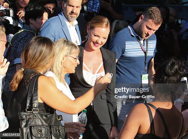 Katherine Heigl is seen on July 10, 2015 in Los Angeles, California.