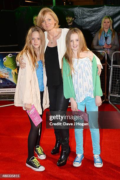 Alice Beer attends a VIP screening of 'The Muppets Most Wanted' at The Curzon Mayfair on March 24, 2014 in London, England.