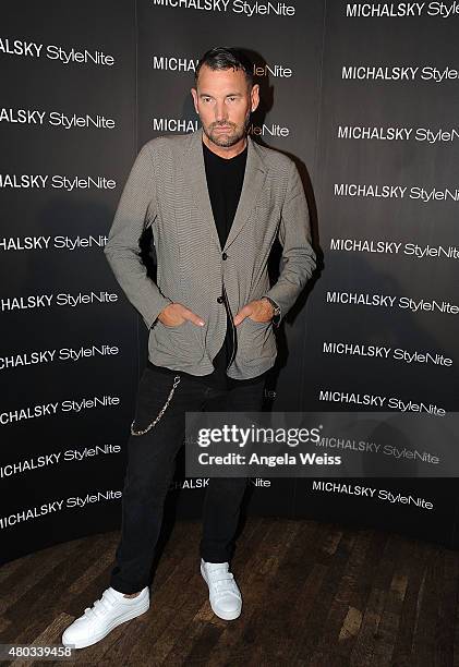 Designer Michael Michalsky attends the MICHALSKY StyleNite 2015 at Ritz Carlton on July 10, 2015 in Berlin, Germany.