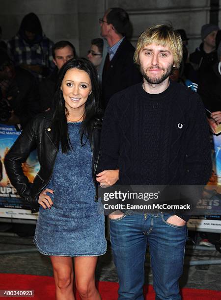 James Buckley and Clair Meek attend the VIP screening of "The Muppets Most Wanted" at The Curzon Mayfair on March 24, 2014 in London, England.