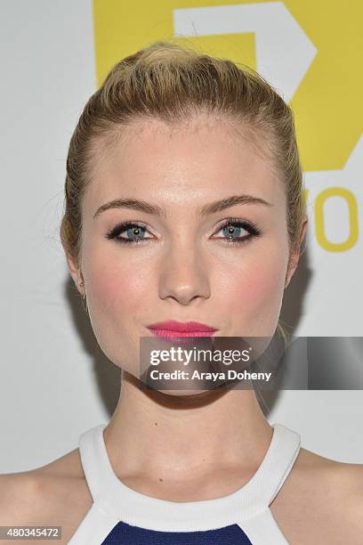 Skyler Samuels attends the 20th Century Fox party during Comic-Con International 2015 at Andaz Hotel on July 10, 2015 in San Diego, California.