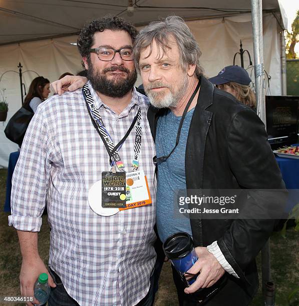 Actors Bobby Moynihan , Mark Hamill and more than 6000 fans enjoyed a surprise "Star Wars" Fan Concert performed by the San Diego Symphony, featuring...
