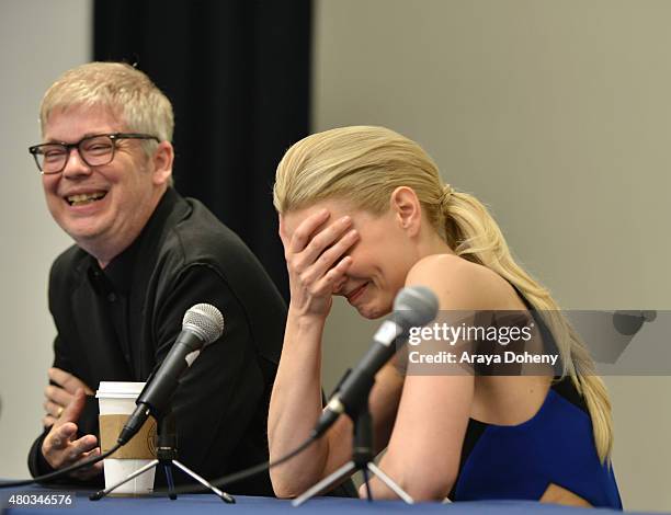 Chris Peters and Jennifer Morrison attend the Comic-Con International 2015 - "To Dust Return" Panel at the Manchester Grand Hyatt on July 10, 2015 in...