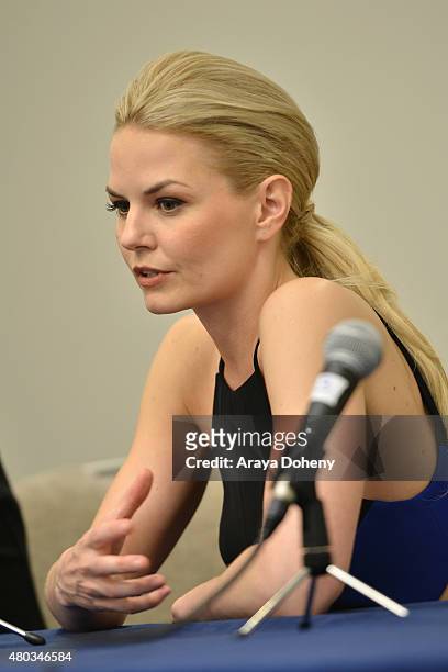 Jennifer Morrison attends the Comic-Con International 2015 - "To Dust Return" Panel at the Manchester Grand Hyatt on July 10, 2015 in San Diego,...