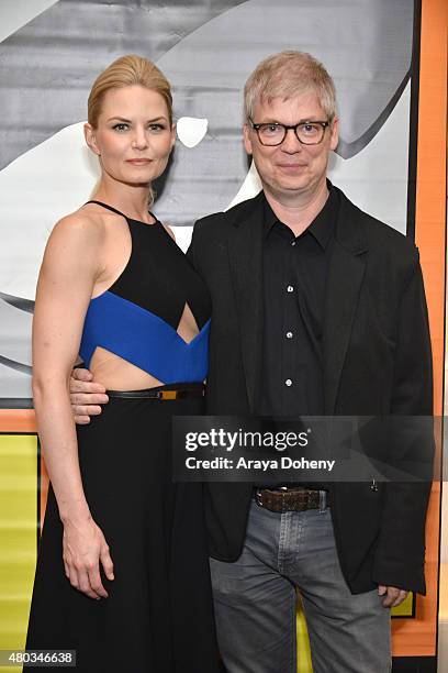 Jennifer Morrison and Chris Peters attend the Comic-Con International 2015 - "To Dust Return" Panel at the Manchester Grand Hyatt on July 10, 2015 in...