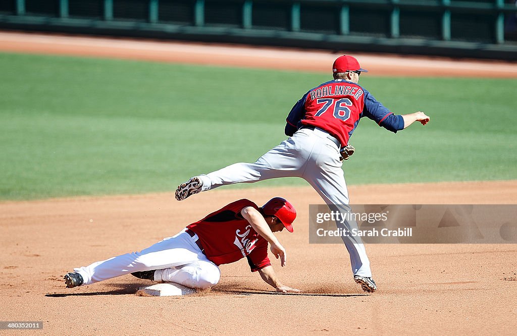 Cleveland Indians v Cincinnati Reds