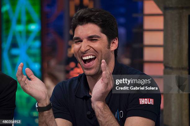 Cayetano Rivera attends 'El Hormiguero' Tv Show on March 24, 2014 in Madrid, Spain.