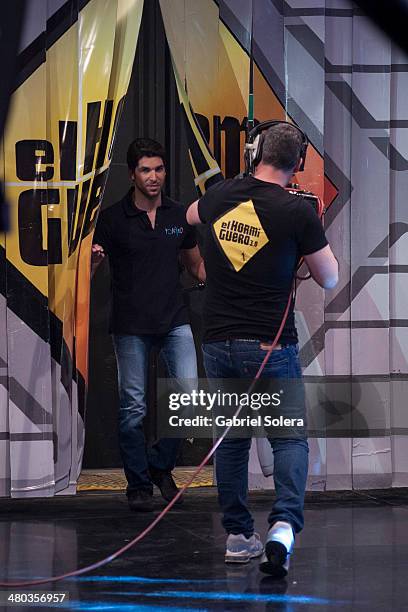 Cayetano Rivera attends 'El Hormiguero' Tv Show on March 24, 2014 in Madrid, Spain.