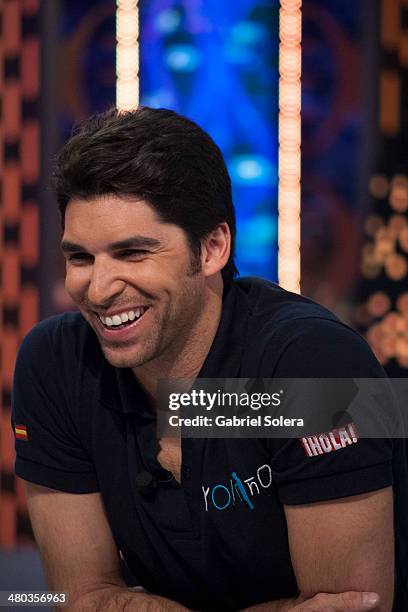 Cayetano Rivera attends 'El Hormiguero' Tv Show on March 24, 2014 in Madrid, Spain.