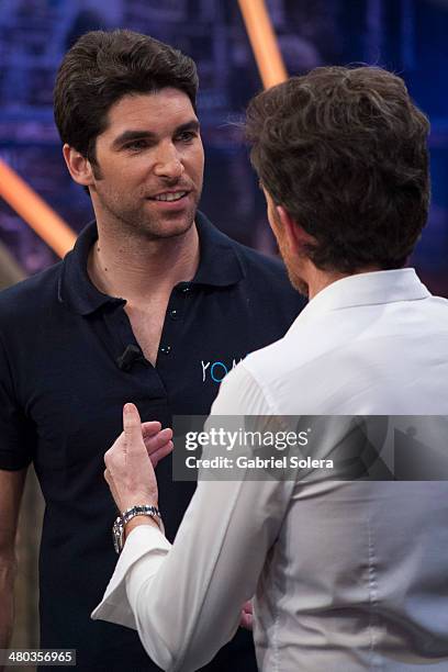 Cayetano Rivera attends 'El Hormiguero' Tv Show on March 24, 2014 in Madrid, Spain.