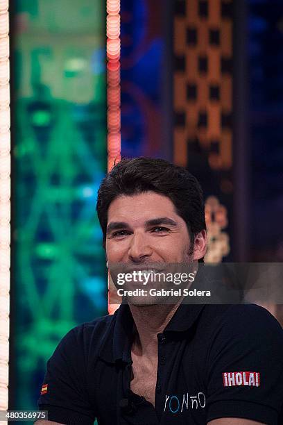 Cayetano Rivera attends 'El Hormiguero' Tv Show on March 24, 2014 in Madrid, Spain.