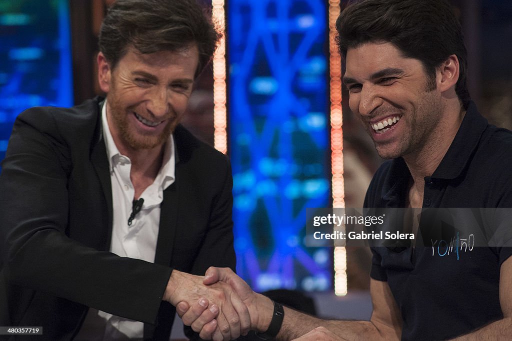 Cayetano Rivera Attends 'El Hormiguero' Tv Show