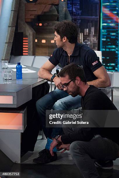 Cayetano Rivera attends 'El Hormiguero' Tv Show on March 24, 2014 in Madrid, Spain.