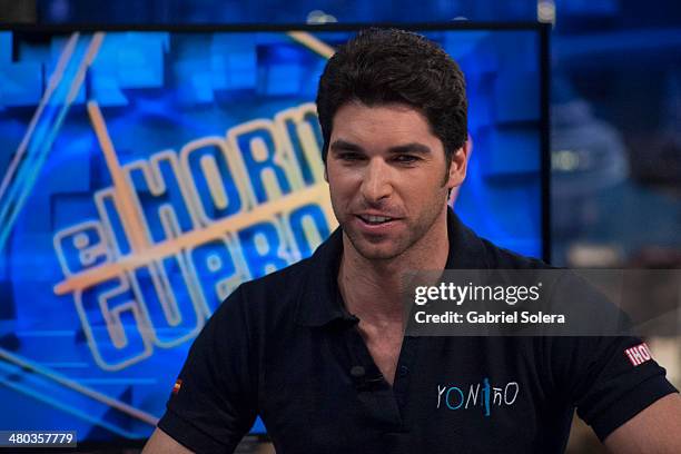 Cayetano Rivera attends 'El Hormiguero' Tv Show on March 24, 2014 in Madrid, Spain.