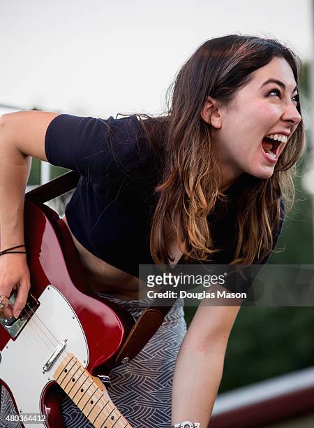 Heather Maloney performs during the Green River Festival 2015 at Greenfield Community College on July 10, 2015 in Greenfield, Massachusetts.