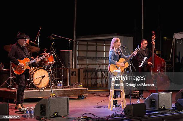 Eilen Jewell performs during the Green River Festival 2015 at Greenfield Community College on July 10, 2015 in Greenfield, Massachusetts.