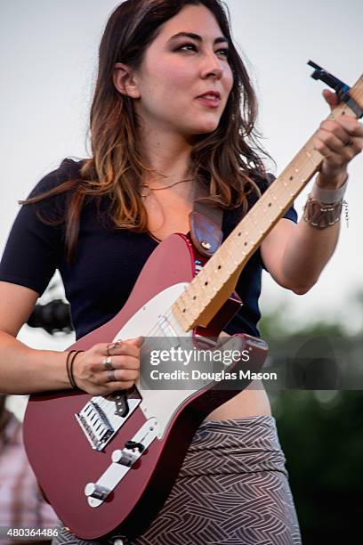 Heather Maloney performs during the Green River Festival 2015 at Greenfield Community College on July 10, 2015 in Greenfield, Massachusetts.