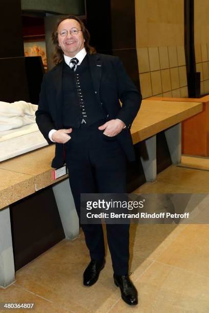 Bill Pallot attends the dinner party of the Societe Des Amis Du Musee D'Orsay at Musee d'Orsay on March 24, 2014 in Paris, France.