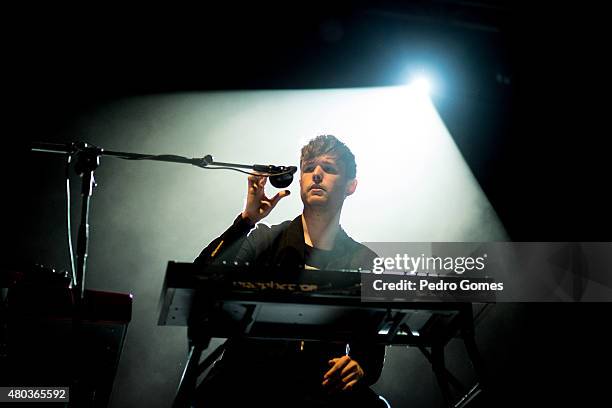 James Blake performs on Day 2 of the NOS Alive Festival on July 10, 2015 in Lisbon, Portugal.