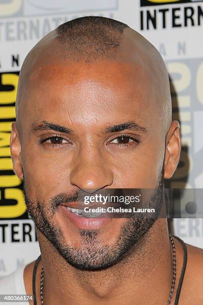 Actor Ricky Whittle attends the 'The 100' press room during day 2 of Comic-Con International on July 10, 2015 in San Diego, California.