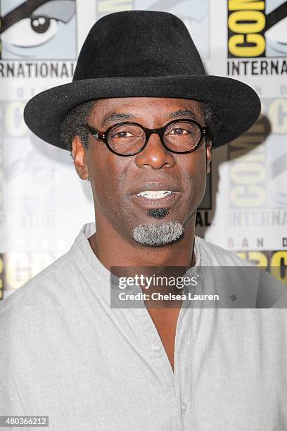 Actor Isaiah Washington attends the 'The 100' press room during day 2 of Comic-Con International on July 10, 2015 in San Diego, California.