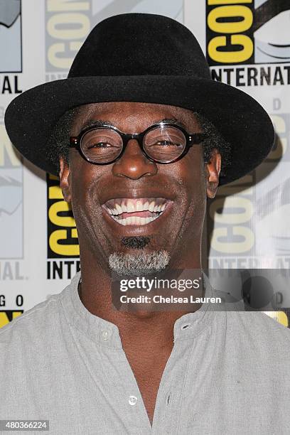 Actor Isaiah Washington attends the 'The 100' press room during day 2 of Comic-Con International on July 10, 2015 in San Diego, California.