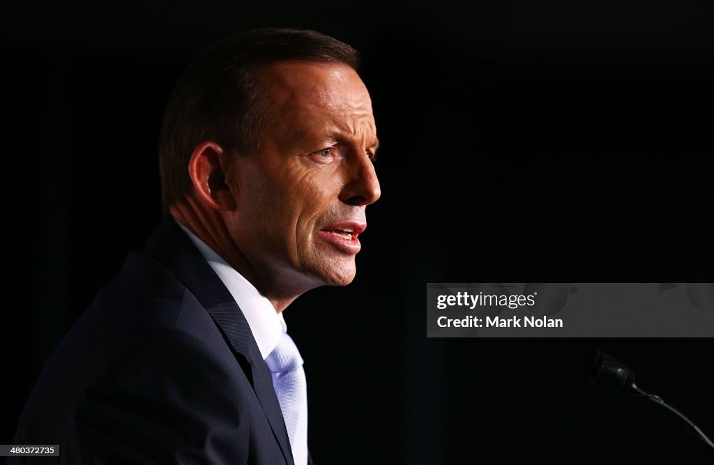 Prime Minister Tony Abbott Addresses the Asia Society