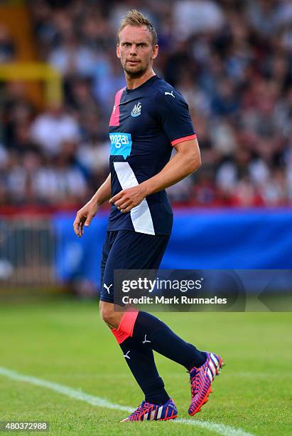 Siem De Jong of Newcastle in action during the pre season friendly between Gateshead and Newcastle United at Gateshead International Stadium on July...