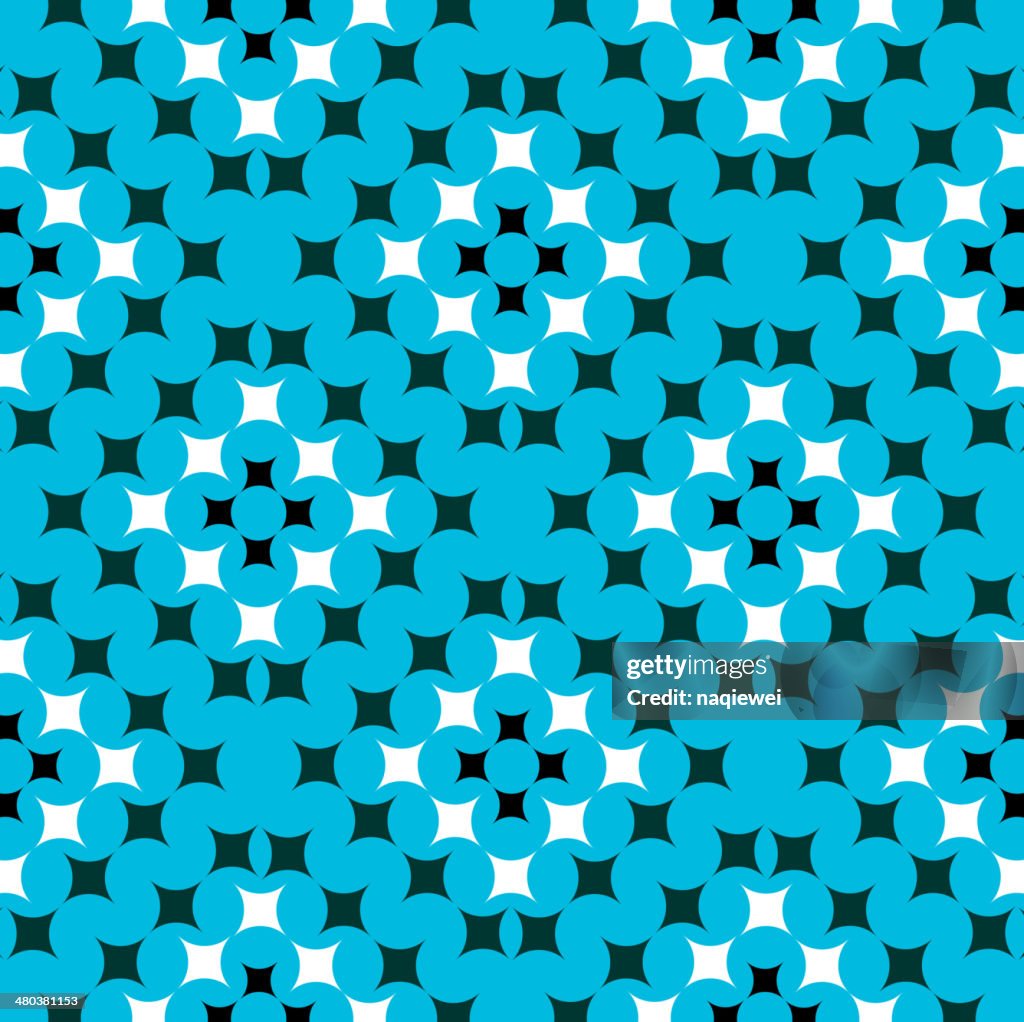 Rombo patrón abstracto con fondo azul