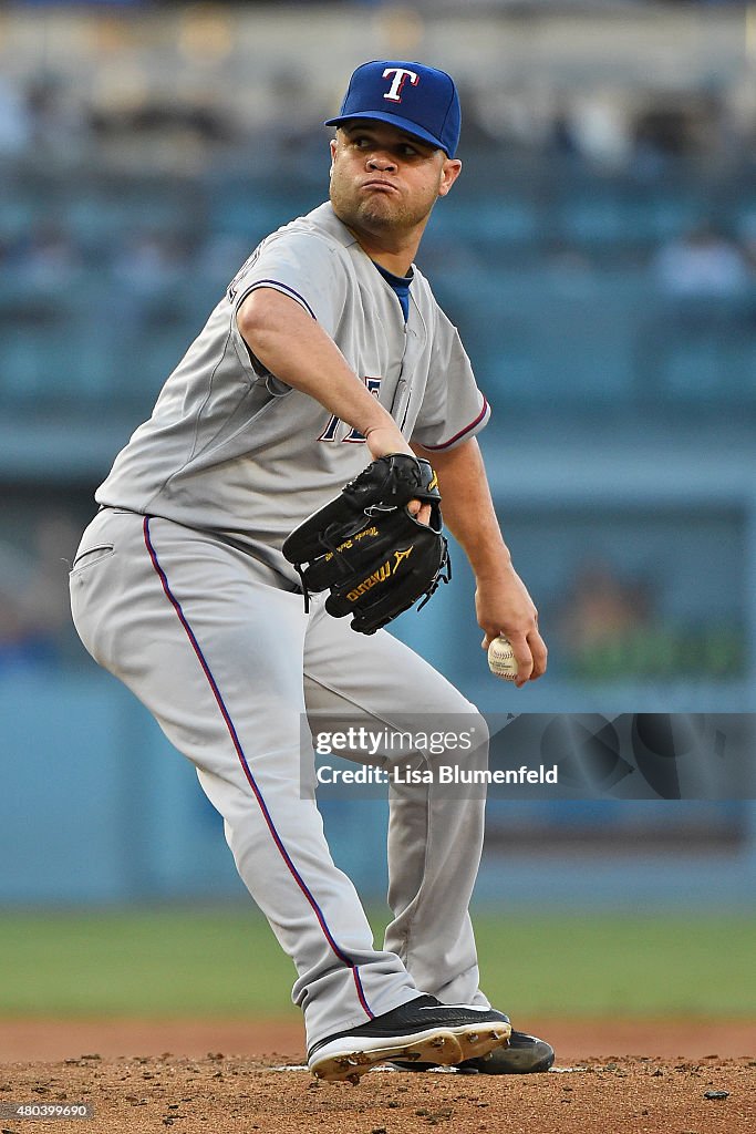 Texas Rangers v Los Angeles Dodgers