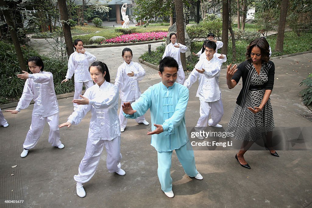 First Lady Michelle Obama Travels to China - Day 6