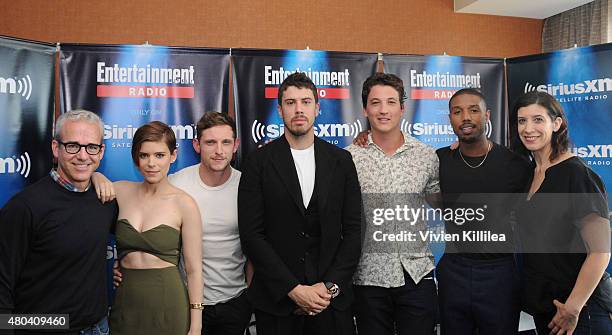 Editorial director of EW Jess Cagle, actors Kate Mara, Jamie Bell, Toby Kebbell, Miles Teller and Michael B. Jordan and radio personality Jessica...