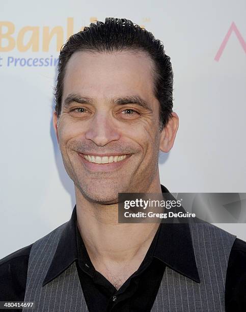 Actor Johnathon Schaech arrives at the Youth For Human Rights International Celebrity Benefit at Beso on March 24, 2014 in Hollywood, California.