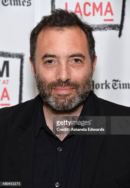 Writer/director Richard Shepard attends the Film Independent at LACMA Screening and Q&A of "Dom Hemingway" at the Bing Theatre at LACMA on March 24,...