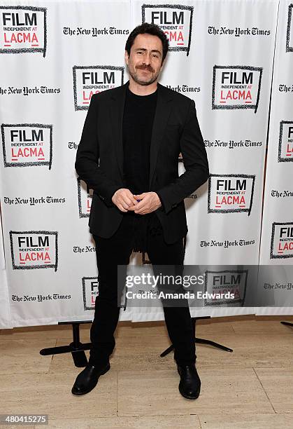 Actor Demian Bichir attends the Film Independent at LACMA Screening and Q&A of "Dom Hemingway" at the Bing Theatre at LACMA on March 24, 2014 in Los...