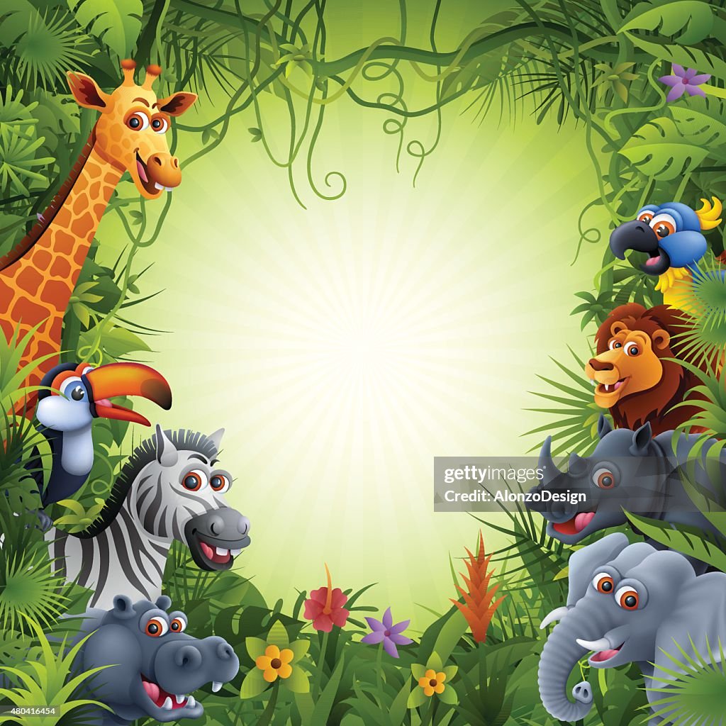 Jungle Animals High-Res Vector Graphic - Getty Images