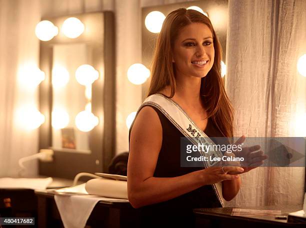 Miss USA 2014 Nia Sanchez attends the 2015 Miss USA Pageant Only On ReelzChannel at The Baton Rouge River Center on July 11, 2015 in Baton Rouge,...