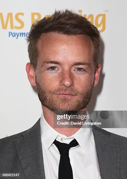 Actor Christopher Masterson attends the Youth for Human Rights International celebrity benefit event at Beso on March 24, 2014 in Hollywood,...