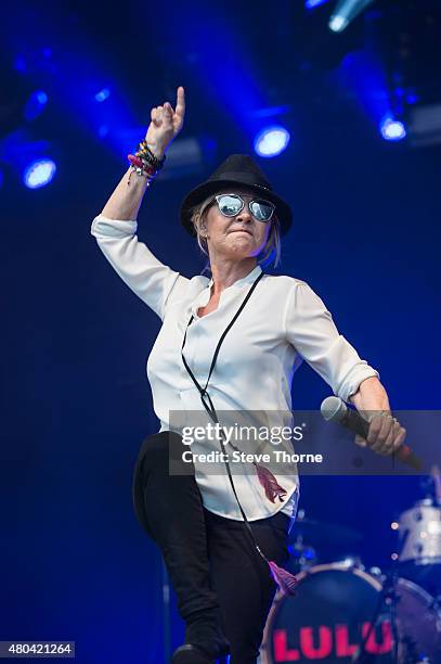 Lulu performs at Cornbury Festival at Great Tew Estate on July 11, 2015 in Oxford, United Kingdom.