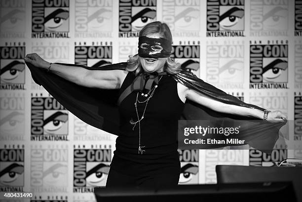 Actress Nancy Cartwright attends "The Simpsons" panel during Comic-Con International 2015 at the San Diego Convention Center on July 11, 2015 in San...