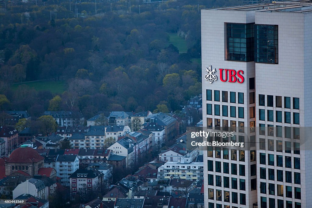 Frankfurt's Financial District As German Business Confidence Falls Due To Sanctions Against Russia