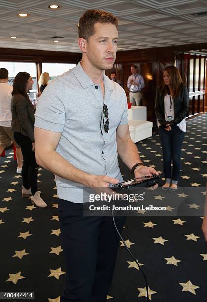 Actor Josh Dallas attends The Nintendo Lounge on the TV Guide Magazine yacht during Comic-Con International 2015 on July 11, 2015 in San Diego,...