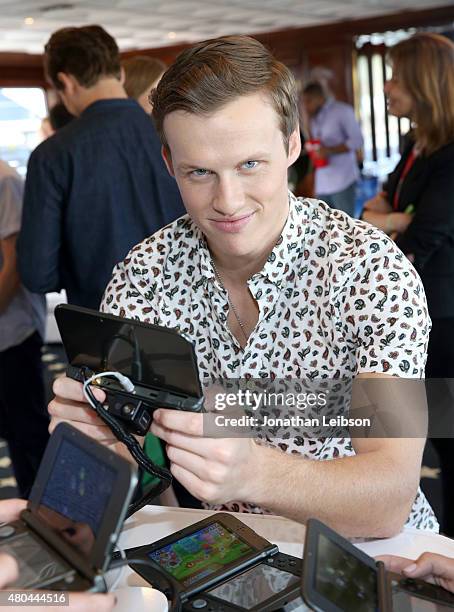 Actor Connor Weil attends The Nintendo Lounge on the TV Guide Magazine yacht during Comic-Con International 2015 on July 11, 2015 in San Diego,...